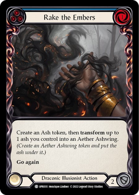 Image for Rake the Embers (Blue) (UPR035) (Uprising) - Flesh and Blood TCG