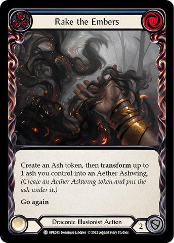 Image for Rake the Embers (Blue) (UPR035) (Uprising) - Flesh and Blood TCG