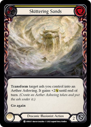 Image for Skittering Sands (Yellow) (UPR037) (Uprising) - Flesh and Blood TCG