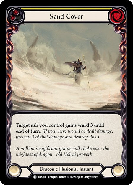 Image for Sand Cover (Yellow) (UPR040) (Uprising) - Flesh and Blood TCG