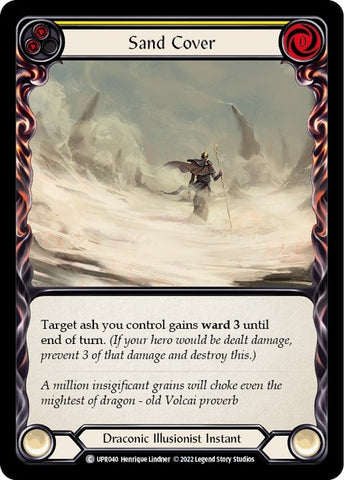 Image for Sand Cover (Yellow) (UPR040) (Uprising) - Flesh and Blood TCG