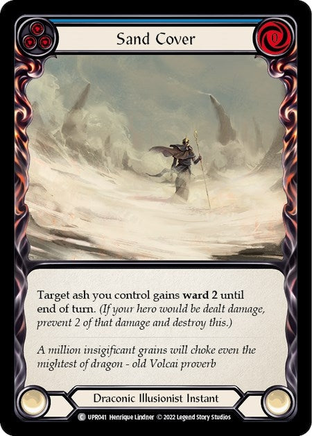 Image for Sand Cover (Blue) (UPR041) (Uprising) - Flesh and Blood TCG
