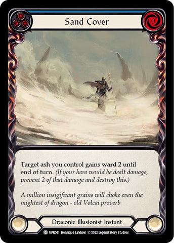 Image for Sand Cover (Blue) (UPR041) (Uprising) - Flesh and Blood TCG