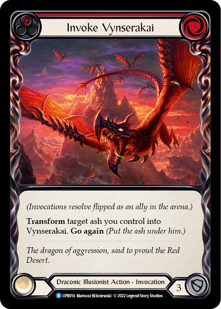 Image for Invoke Vynserakai // Vynserakai (UPR016) (Uprising) - Flesh and Blood TCG