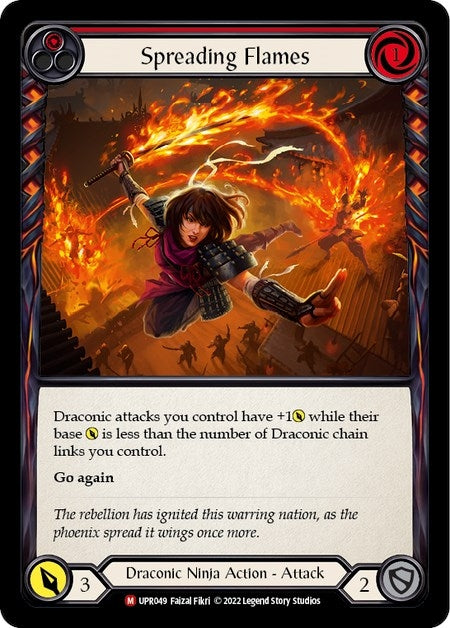 Image for Spreading Flames (UPR049) (Uprising) - Flesh and Blood TCG