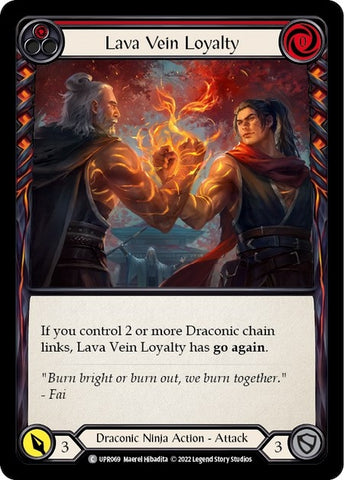 Image for Lava Vein Loyalty (Red) (UPR069) (Uprising) - Flesh and Blood TCG