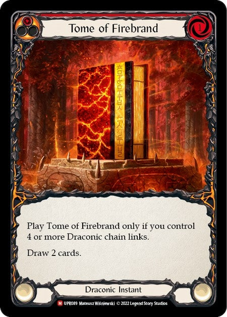 Image for Tome of Firebrand (UPR089) (Uprising) - Flesh and Blood TCG