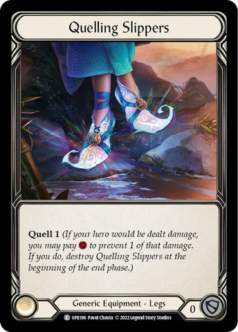 Image for Quelling Slippers (UPR186) (Uprising) - Flesh and Blood TCG