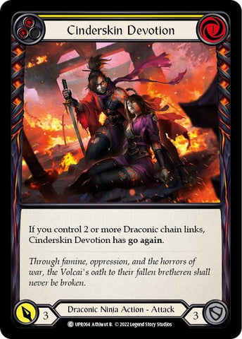 Image for Cinderskin Devotion (Yellow) (UPR064) (Uprising) - Flesh and Blood TCG
