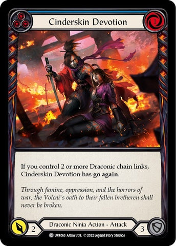 Image for Cinderskin Devotion (Blue) (UPR065) (Uprising) - Flesh and Blood TCG