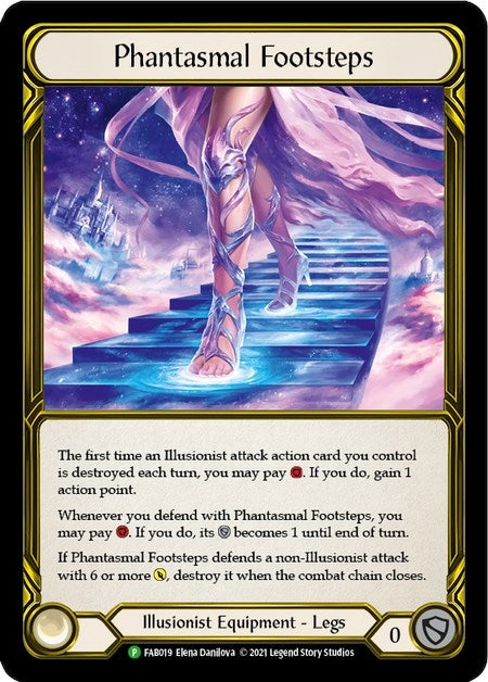 Phantasmal Footsteps (Golden) [FAB019] (Promo) Cold Foil