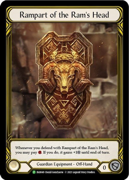 Rampart of the Ram's Head (Golden) [FAB049] (Promo) Cold Foil