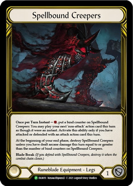 Spellbound Creepers (Golden) [FAB051] (Promo) Cold Foil