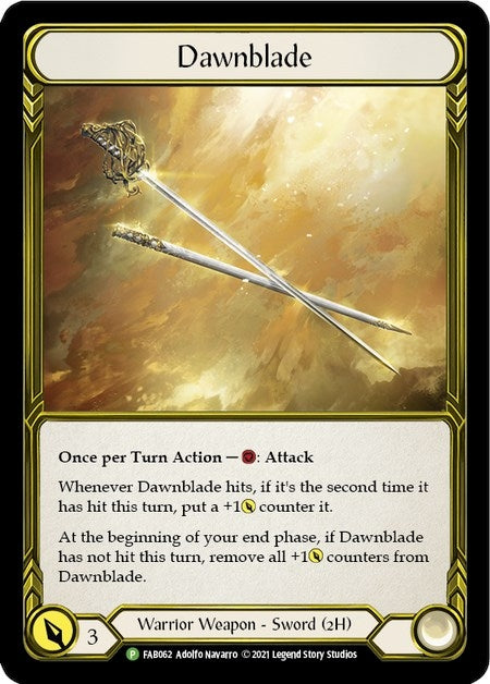Dawnblade (Golden) [FAB062] (Promo) Cold Foil