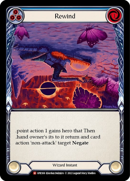 Image for Rewind (Alternate Art) (UPR169) (Uprising) - Flesh and Blood TCG