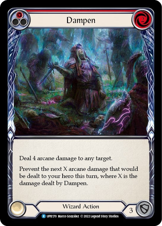 Image for Dampen (Red) (UPR170) (Uprising) - Flesh and Blood TCG