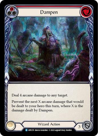 Image for Dampen (Red) (UPR170) (Uprising) - Flesh and Blood TCG