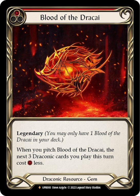 Image for Blood of the Dracai (UPR000) (Uprising) - Flesh and Blood TCG