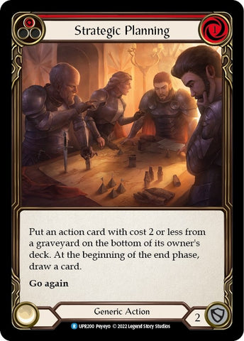 Image for Strategic Planning (Red) (UPR200) (Uprising) - Flesh and Blood TCG