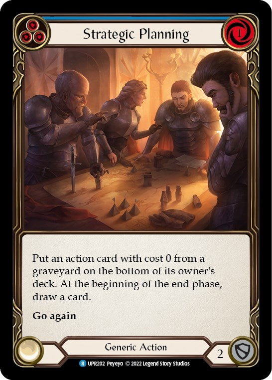 Image for Strategic Planning (Blue) (UPR202) (Uprising) - Flesh and Blood TCG