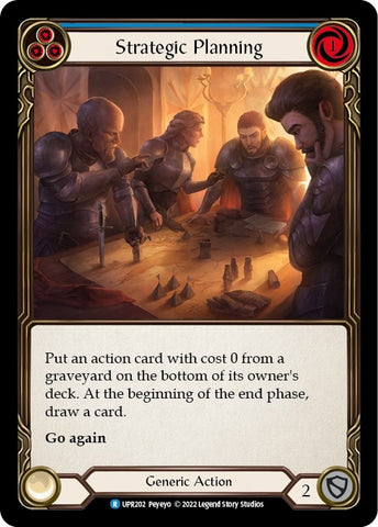 Image for Strategic Planning (Blue) (UPR202) (Uprising) - Flesh and Blood TCG