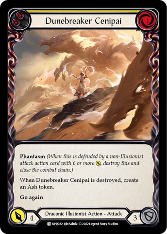 Image for Dunebreaker Cenipai (Yellow) (UPR022) (Uprising) - Flesh and Blood TCG