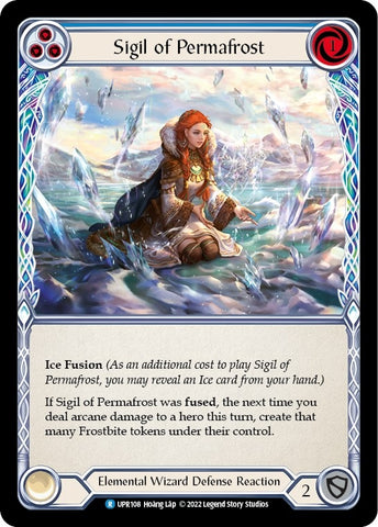 Image for Sigil of Permafrost (Blue) (UPR108) (Uprising) - Flesh and Blood TCG