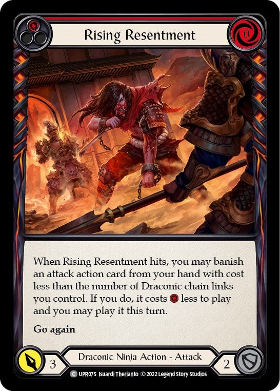 Image for Rising Resentment (Red) (UPR075) (Uprising) - Flesh and Blood TCG