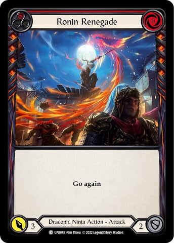 Image for Ronin Renegade (Red) (UPR078) (Uprising) - Flesh and Blood TCG