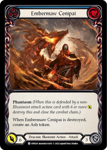 Image for Embermaw Cenipai (Blue) (UPR029) (Uprising) - Flesh and Blood TCG