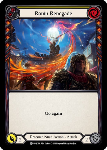 Image for Ronin Renegade (Yellow) (UPR079) (Uprising) - Flesh and Blood TCG
