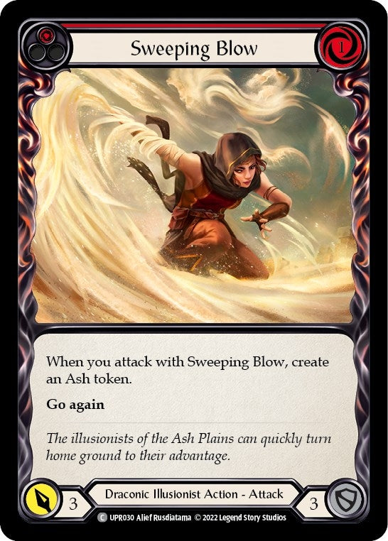 Image for Sweeping Blow (Red) (UPR030) (Uprising) - Flesh and Blood TCG