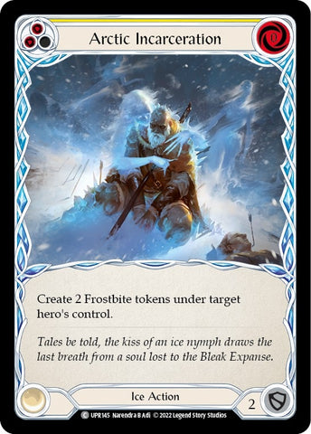 Image for Arctic Incarceration (Yellow) (UPR145) (Uprising) - Flesh and Blood TCG