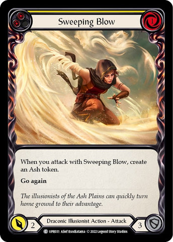 Image for Sweeping Blow (Yellow) (UPR031) (Uprising) - Flesh and Blood TCG