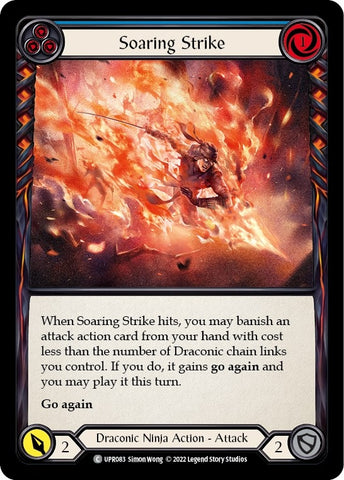 Image for Soaring Strike (Blue) (UPR083) (Uprising) - Flesh and Blood TCG
