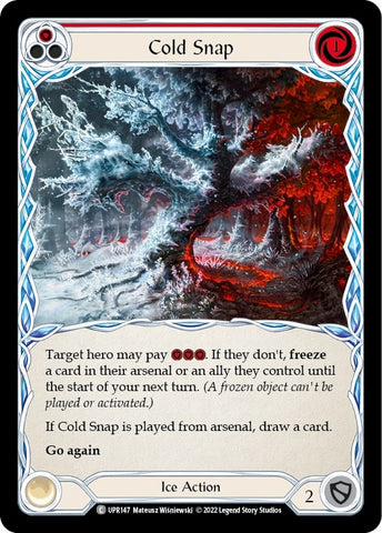 Image for Cold Snap (Red) (UPR147) (Uprising) - Flesh and Blood TCG