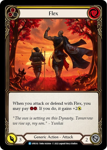 Image for Flex (Yellow) (UPR192) (Uprising) - Flesh and Blood TCG
