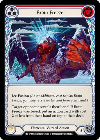 Image for Brain Freeze (Red) (UPR116) (Uprising) - Flesh and Blood TCG