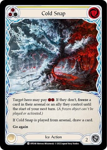 Image for Cold Snap (Yellow) (UPR148) (Uprising) - Flesh and Blood TCG