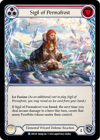 Image for Sigil of Permafrost (Red) (UPR106) (Uprising) - Flesh and Blood TCG