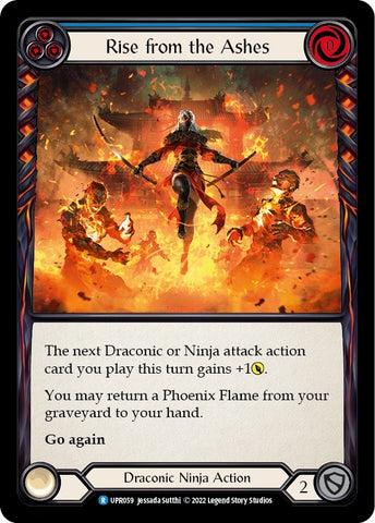 Image for Rise from the Ashes (Blue) (UPR059) (Uprising) - Flesh and Blood TCG