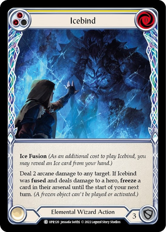 Image for Icebind (Yellow) (UPR120) (Uprising) - Flesh and Blood TCG
