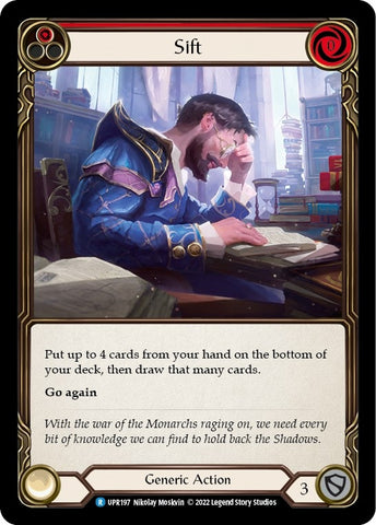 Image for Sift (Red) (UPR197) (Uprising) - Flesh and Blood TCG