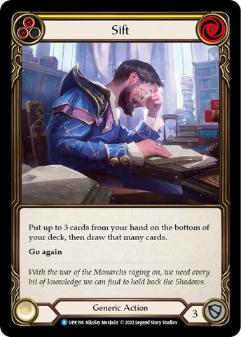 Image for Sift (Yellow) (UPR198) (Uprising) - Flesh and Blood TCG