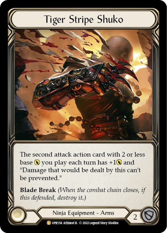 Image for Tiger Stripe Shuko (UPR158) (Uprising) - Flesh and Blood TCG