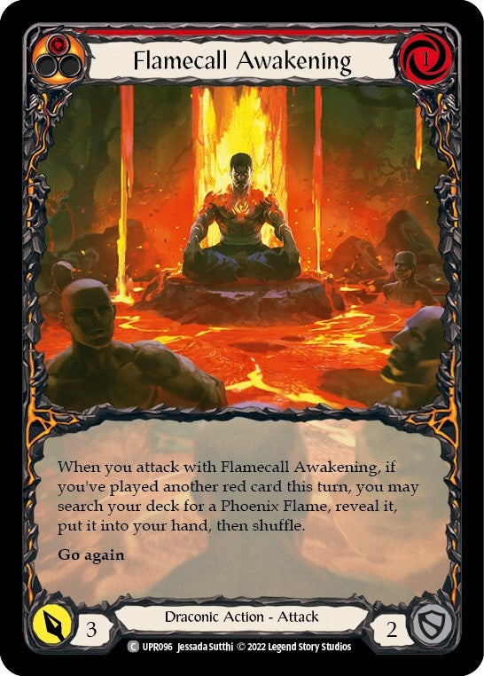 Image for Flamecall Awakening (Extended Art) (UPR096) (Uprising) - Flesh and Blood TCG