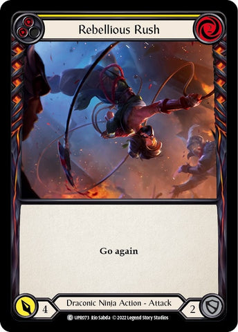 Image for Rebellious Rush (Yellow) (UPR073) (Uprising) - Flesh and Blood TCG
