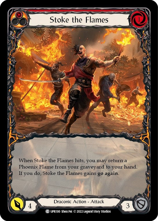 Image for Stoke the Flames (Extended Art) (UPR100) (Uprising) - Flesh and Blood TCG