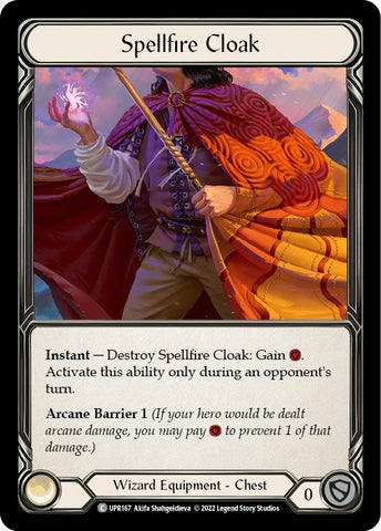 Image for Spellfire Cloak (UPR167) (Uprising) - Flesh and Blood TCG