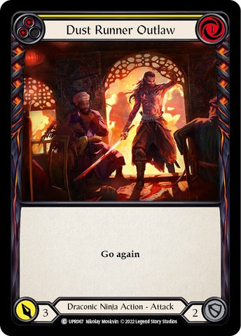 Image for Dust Runner Outlaw (Yellow) (UPR067) (Uprising) - Flesh and Blood TCG
